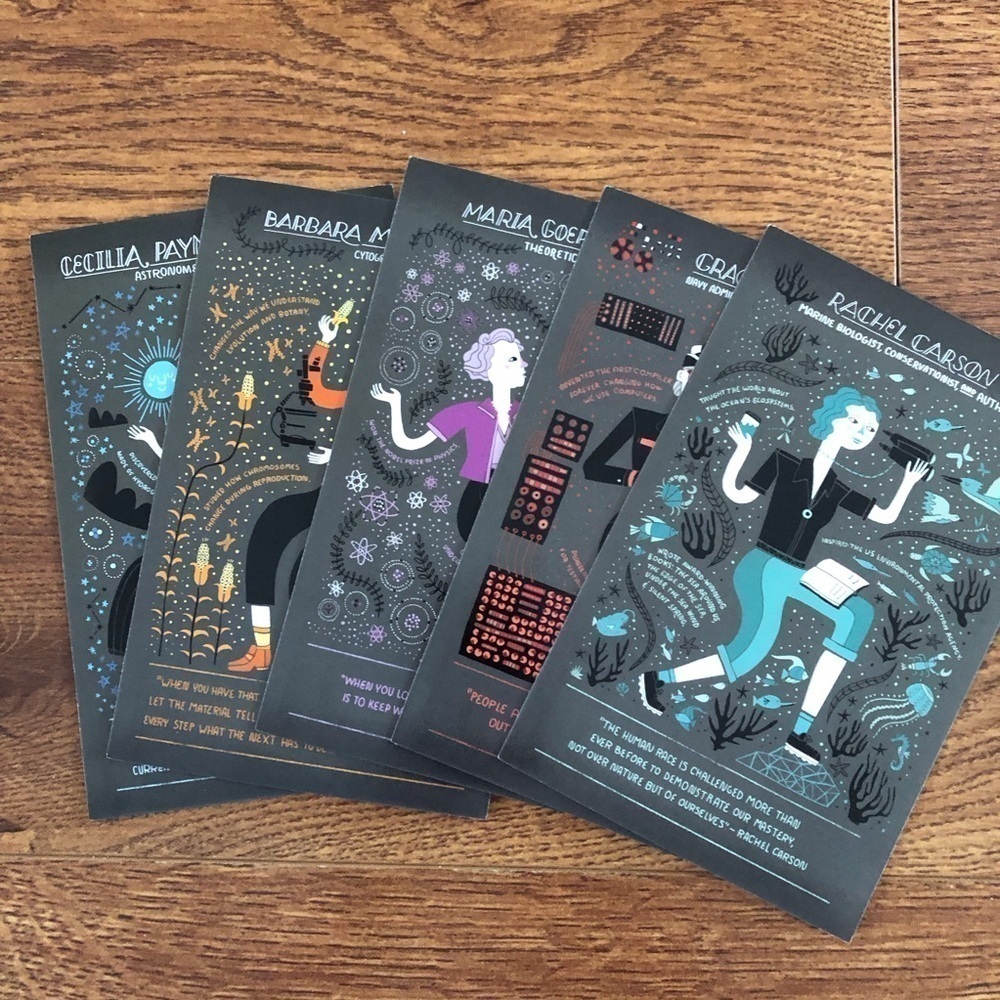 Women in Science by: Rachel Ignotofsky postcard set #5